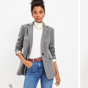 Boucle Long Modern Blazer